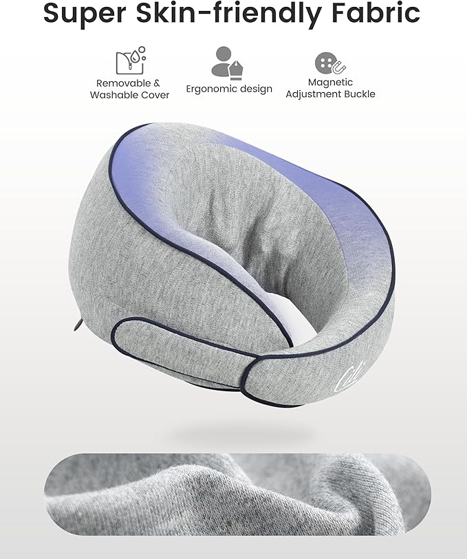 CILI Cordless Neck Massager Pillow with Heat Shiatsu Neck Massager for Pain Relief Deep TissueHeated Massage Pillow for Travel3 Adjustable IntensityGifts for Women Men Mom Dad