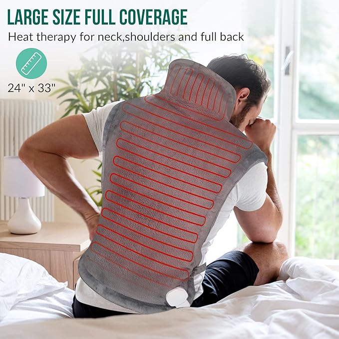 Snailax Shiatsu Foot Massager with Heat Heating Pad for Back Pain Relief