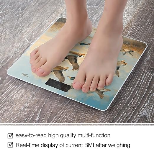 Hunting Flying Wild Ducks Scale for Body Weight Smart Scales Digital Bathroom Scale High Precision Weighing Scales with Large Display Weighing Machine for People
