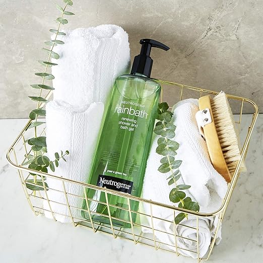 Neutrogena Rainbath Renewing Shower And Bath Gel Moisturizing Body Wash and Shaving Gel with Clean Rinsing Lather Pear &amp Green Tea Scent 16 fl. oz