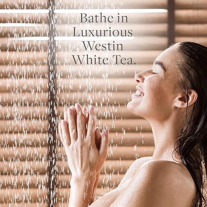 Westin White Tea Aloe Body Wash &amp Body Lotion Set - Nourishing &amp Hydrating - Hotel Spa Collection - Exclusive White Tea Scent - 8oz Bottles