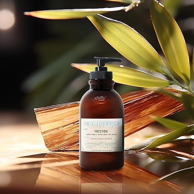 C.O. Bigelow Iconic Collection Vetiver Hand Wash Scented Hand Soap with Aloe Vera and Shea Butter 10.5 fl oz