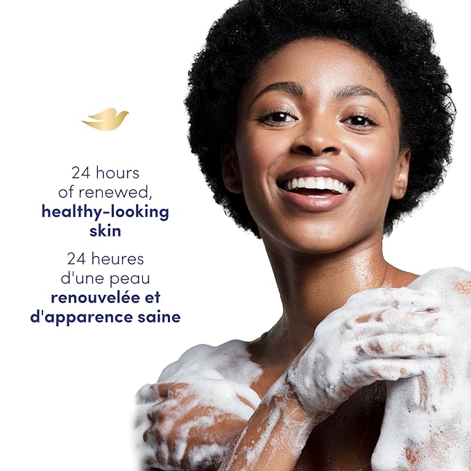 Dove Body Wash Rebalancing White Peach &amp Rice Milk 4 Count for Renewed Healthy Looking Skin Moisturizing Gentle Skin Cleanser with 24hr Renewing MicroMoisture 20 oz
