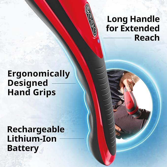 Wahl Cordless Lithium Ion Deep Tissue + Percussion Massager for Neck and Shoulder Pain Massage Tool with 5 Modes &amp Attachments That Provide Joint and Sciatica Pain Relief FSA Eligible – 3025692