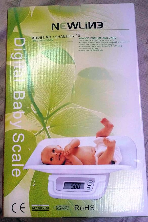 Newline Digital Weight Track Baby Scales White Pet Scale