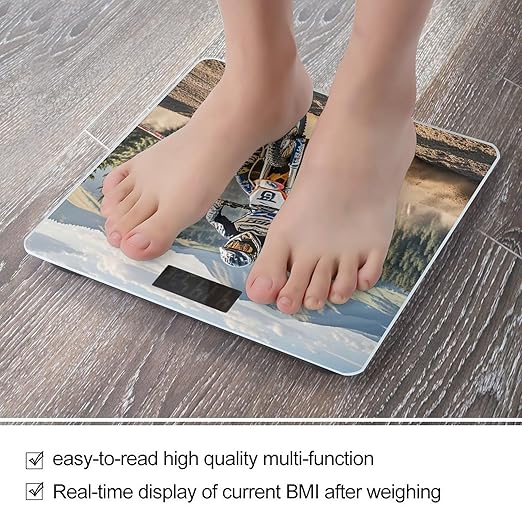 Motocross Scale for Body Weight Smart Scales Digital Bathroom Scale High Precision Weighing Scales with Large Display Weighing Machine for People
