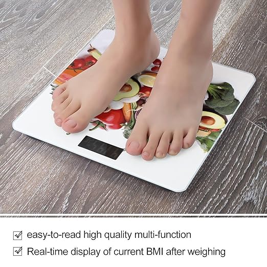 Healthy Food Bathroom ScaleHighly Accurate Digital Weighing Machine for People Bright LED Display Weight Scale for The Aldult Home Use