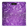 Weight Scale Sparkling Purple Glitter Print Digital Scale Bathroom Scale LCD Display Scale Body Weight Scale Portable Scale