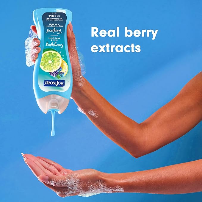 Softsoap Moisturizing Body Wash Citrus Splash &amp Berries 591 mL (Pack of 4)