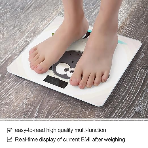 Sheep Weight Scale Large Bathroom Scales Digital Weight with Bright LED Display Non Slip Automatic Weighing Scale Fashion Weighing Machine for Body