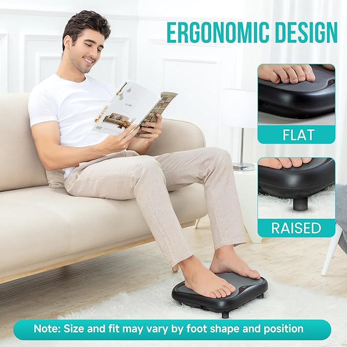Snailax Shiatsu Foot Massager with Heat Washable Cover Kneading Foot &amp Back Massager Heated Feet Warmer Electric Feet Massager Machine for Plantar Fasciitis