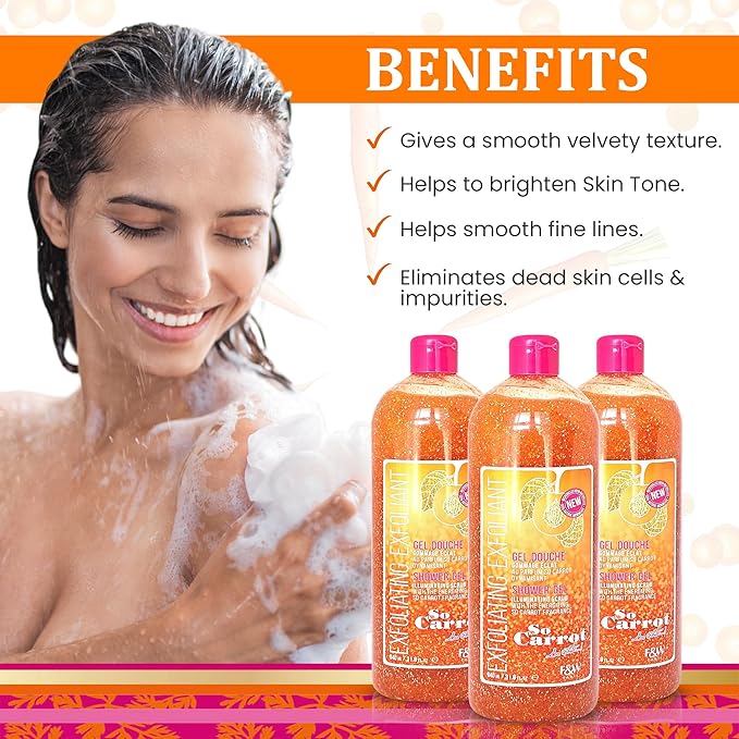 FAIR &amp WHITE So Carrot Body Scrub Body Wash 31.8 Floz / 940ml