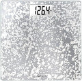 Taylor Crackled Glass Design Digital Bathroom Scale White 5273273
