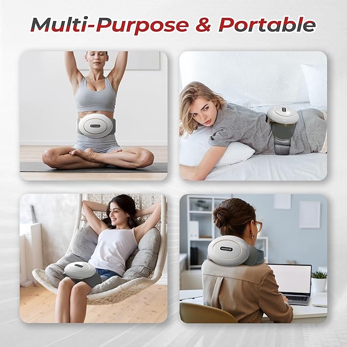 Electric Abdominal Massager Stomach Massager for Digestion Belly Cellulite Massage for Flattening BellyRelieves Discomfort Caused by Bloating ConstipationStomach Pain Gifts for Mom