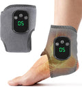 YAZHI Foot Massager 2-in-1 Warming Wrap – Relax &amp Renew Foot &amp Ankle Massager with 3 Modes &amp 5 Heat Levels Portable for Home or Travel