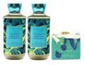 Bath &amp Body Works Thailand Sweet Kiwi &amp Starfruit Body Wash 2 Pack with an Aloe Vera Bar Soap