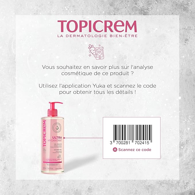 Topicrem Essentials Gentle Cleansing Gel Body &amp Hair 500ml