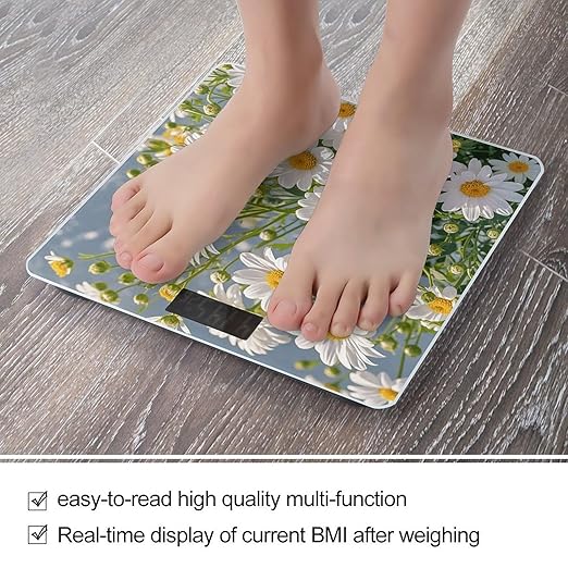 Lots of Flowers-png Scale for Body Weight Digital Bathroom Scale Accurate Smart Weight Scales with Large Display Weighing Machine High Precision Scales