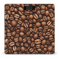 Funny Roasted Coffee Beans Scale for Body Weight Anti-Slip Tempered Glass Digital Bathroom Scales Clear LCD Display Weighing Scale Safe Rounded Corners Smart Scales