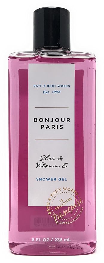 Bath &amp Body Works 8 Ounce Shower Gel Bonjour Paris