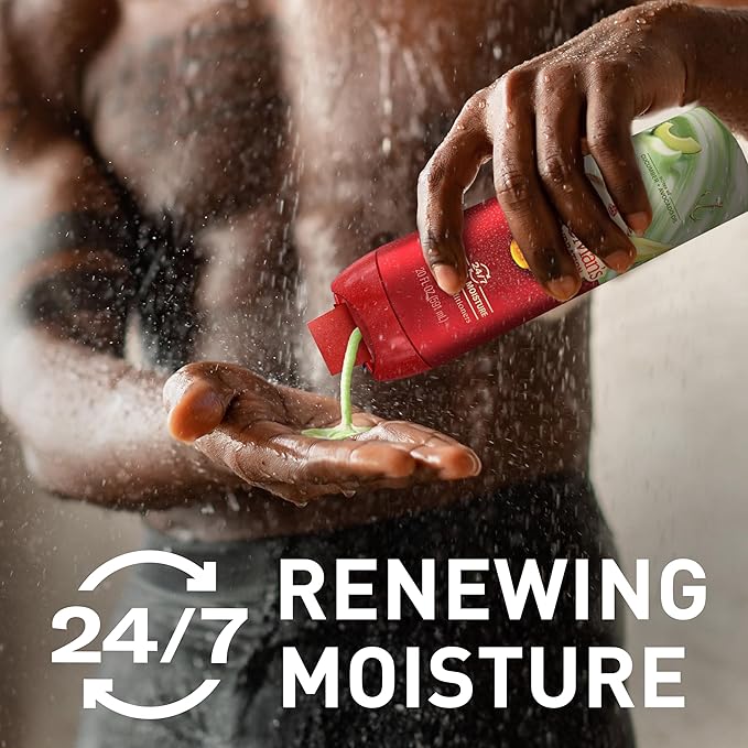 Old Spice Super Hydration Body Wash GentleMan’s Blend Cucumber + Avocado Oil for Deep Cleaning and 24/7 Renewing Moisture // Comfort dry skin even after rinsing 20 oz (Pack of 4)