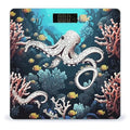 Marine Life Bathroom Scale for Body Weight Bathroom Weighing Scale with Backlit LCD Display Highly Accurate Measures Weight Up to 180kg