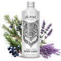 Alpine Provisions Natural &amp Organic Body Wash with Lavender &amp Juniper – Moisturizing Shower Gel with Aloe Vera Coconut Oil &amp Essential Oils – Vegan Sulfate-Free Plastic-Free – 16.9 fl o