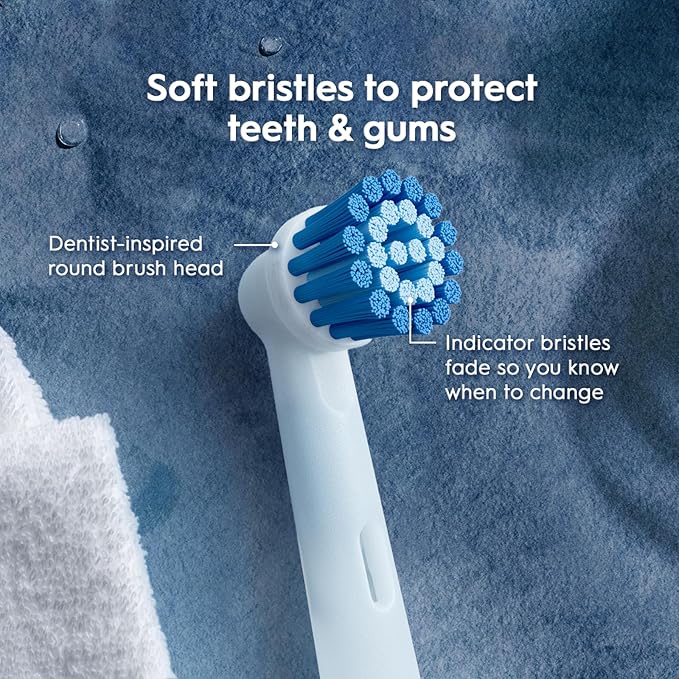 Oral-B Sensitive Gum Care Electric Toothbrush Replacement Brush Heads Refill 3 Count