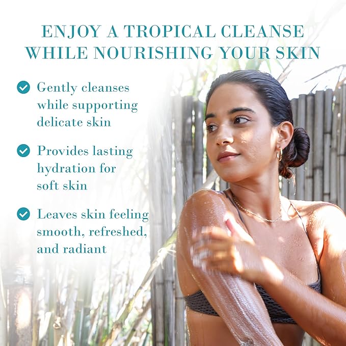 Original Sprout Island Bliss Moisturizing Body Wash for All Skin Types Including Sensitive &amp Dry Skin Hydrating Body Wash with Calendula &amp Rosemary Extracts Sulfate Free Coco Mango Scent 2