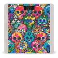 Colorful Skulls Print Scale for Body Weight Accurate Digital Bathroom Scale Toughened Glass High Precision Scales Smart Weight Scales with Large LCD Backlight Display Weighing Machine