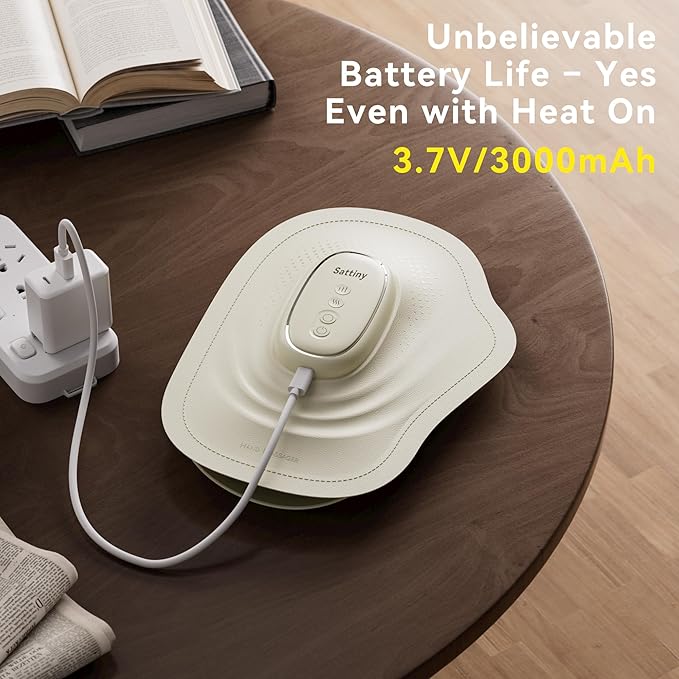 Hand Massager with Heat and Air Compression – Relaxing Therapy for Arthritis &amp Carpal Tunnel Relief – Ultra-Thin Cordless Rechargeable with Adjustable Intensity &amp Temp– Presents for Men Women
