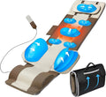 Full Body Massage Mat 3D Body Stretching &amp Lumbar Traction Back Heating Traction Up &amp Down Curve Stretch Twist Left &amp Right 4 Modes 3 Intensities 3 Heat Levels PU Leather Foldable