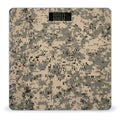 Army Digital Camouflage Bathroom Scale for Body Weight LCD Display Digital Bathroom Scale Tempered Glass Bathroom Weight Scales Fashion Smart Scales for Home Bedroom 400 Lb