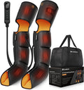QUINEAR Leg Massager 3-in-1 Foot Calf &amp Thigh Massager with Heat and Compression Therapy Leg Massage Boots for Pain Relief FSA-HSA Eligible