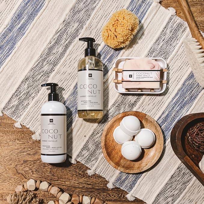 Natural Inspirations Coconut Ambre Vanille Moisturizing Hand + Face Wash 12oz