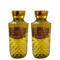 Bath &amp Body Works Shea + Vitamin E Shower Gel Set of 2 10oz Each (Golden Berry Mistletoe)
