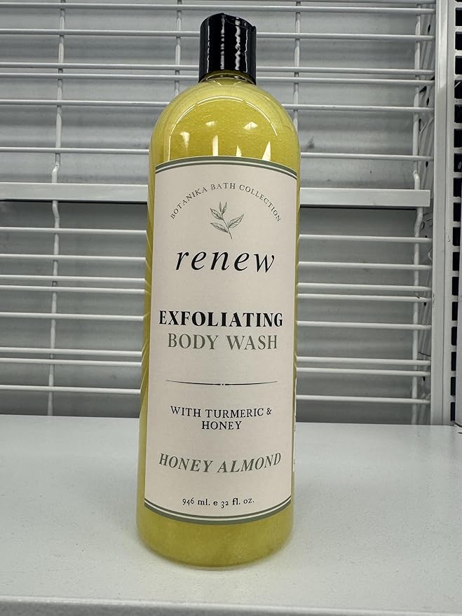 Renew Exfoliating Body Wash with Turmeric &amp Honey Almond 32 fl. oz.