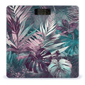 Palm Leaf Pattern Scale for Body Weight Digital Bathroom Scale Accurate Smart Weight Scales with Large Display Weighing Machine High Precision Scales