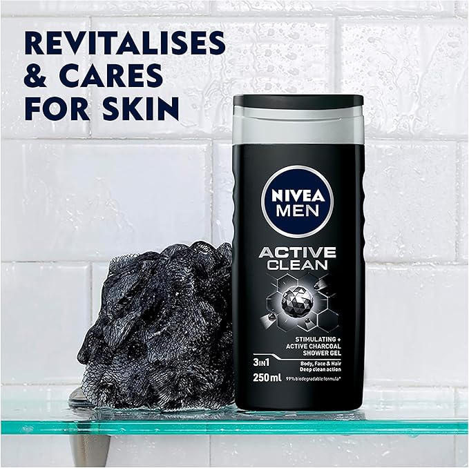 Nivea Men Active Clean Shower Gel(250 ml)