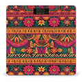 Mexican Folk Art Boho Weight Scale for Body Weight Digital Bathroom Scale High Capacity Accurate Digital Weighing Scales and Easy-to-Read on Backlit LCD Display Scales