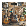 Guitar Musical Instrument Scale for Body Weight Smart Scales Digital Bathroom Scale High Precision Weighing Scales with Large Display Weighing Machine for People
