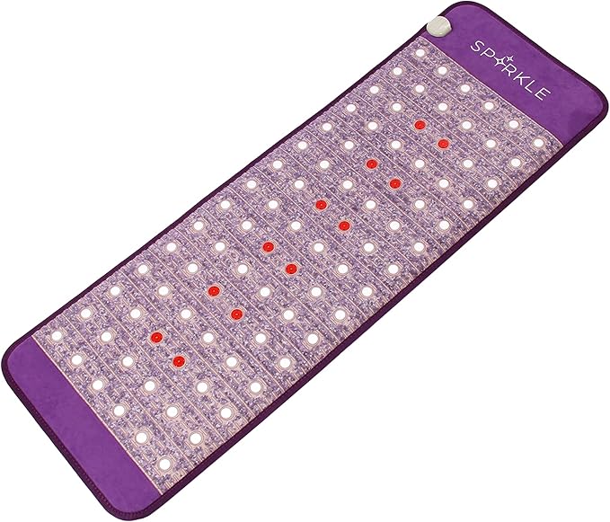 Biomat Infrared Mat | Crystal Mat for Therapy | Infrared Heating Mat | Red Light Therapy for Body | Hot Gemstone Therapy | Promotes for Muscle &amp Back Pain Relief | Sparkle Mat (Full Size)