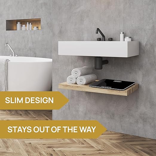 INEVIFIT Bathroom Scale Highly Accurate Digital Bathroom Body Scale Precisely Measures Weight up to 400 lbs