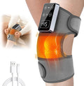 YAZHI Cordless Knee Massager for Pain Relief – Electric Heated Knee Brace 5 Heat Levels &amp 3 Massage Modes Gifts for Men and Women 1pack