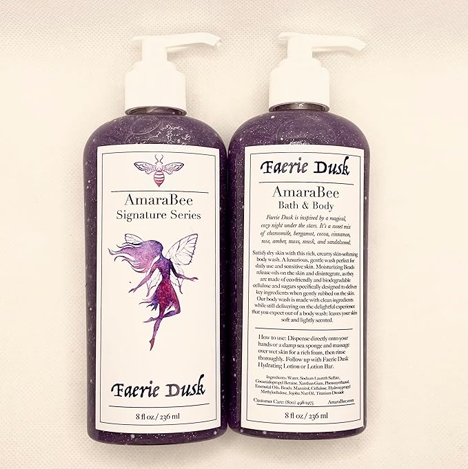 Faerie Dusk Moisturizer &amp Body Wash Duo | Body Lotion | Softening Skin Care