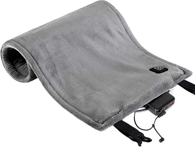 Cordless Heating Pad for Back Pain Relief &amp Cramps 12x24 Portable Heating Pad with Adjustable Straps Battery Operated Heated Pad Gifts 3 Heat Levels Pain Relief for Back Shoulder &amp Legs