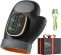 WUX Hand Massager with Heat Compression Relief 3 Massage 4 Temperatures 5 Compression Models Therapy Glove Arthritis &amp Wrist Carpal Tunnel Muscles Pressure Point Therapy Ideal Gifts for Women/M