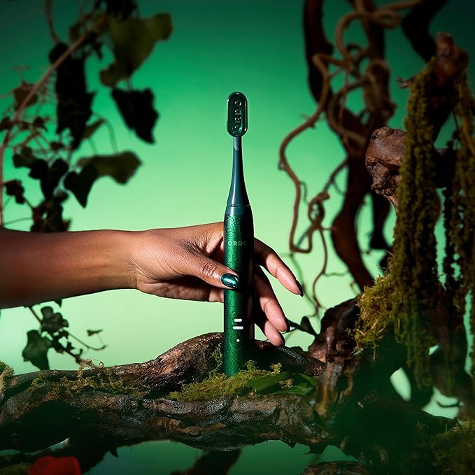 ORDO x Wicked Sonic Lite Electric Toothbrush | Rechargeable Sonic Toothbrush for Adults &amp Teens with USB-C Charging 2 Modes &amp Travel Cap Elphaba Thropp