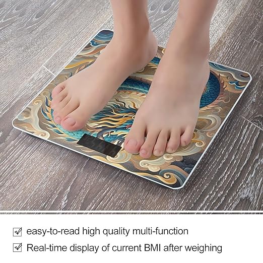 Dragon Scale for Body Weight Smart Scales Digital Bathroom Scale High Precision Weighing Scales with Large Display Weighing Machine for People