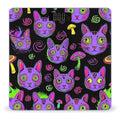 Digital Bathroom Weighing Scale Energy Saving Scale Smart Scale for Body Weight Trippy Eyes Black Cat Goth Mushroom